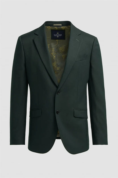 Cavani Malibu Forest Green Three Piece Suit