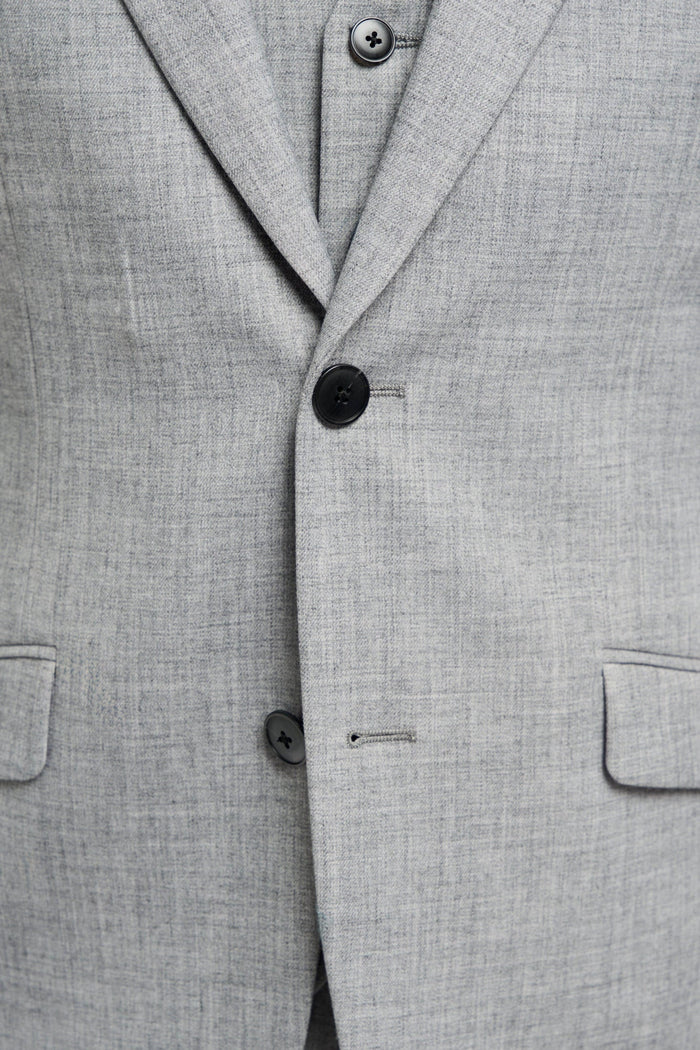 Cavani – Malibu Men's Grey Sharkskin Tailored 3-Piece Suit