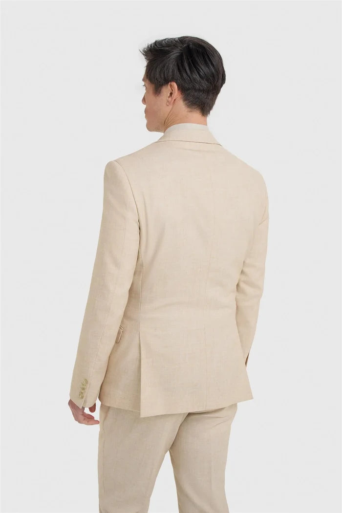 Cavani Malibu Men’s Beige Three Piece Suit