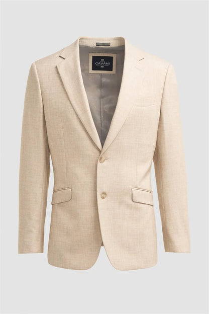 Cavani Malibu Men’s Beige Three Piece Suit