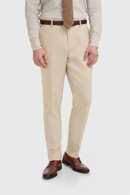 Cavani Malibu Men’s Beige Three Piece Suit
