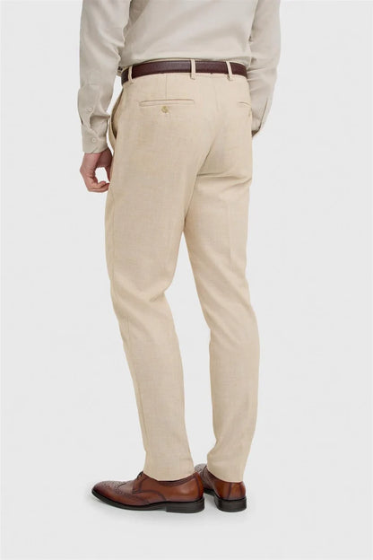Cavani Malibu Men’s Beige Three Piece Suit