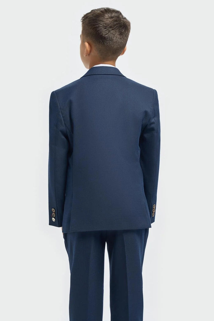 Cavani – Tropez Boys Navy Blue 3 Piece Suit Tailored