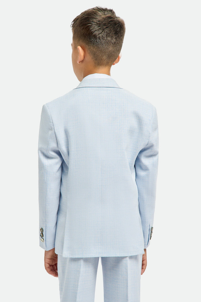 Cavani – Tropez Boys Sky Blue 3 Piece Suit Tailored