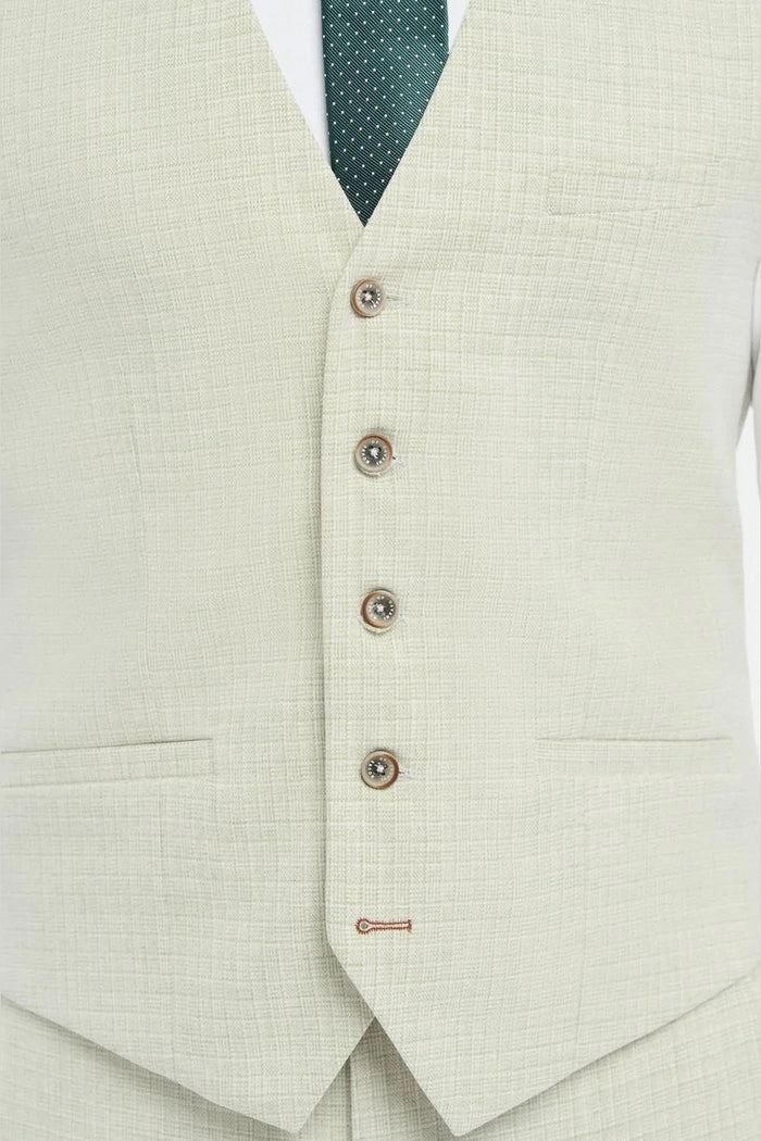 Cavani – Tropez Green Tailored Waistcoat