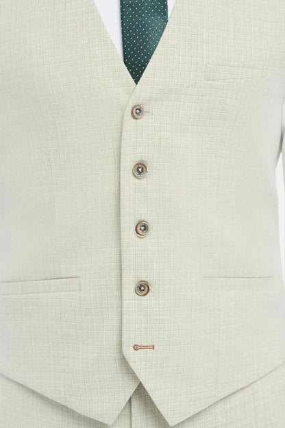 Cavani – Tropez Green Tailored Waistcoat