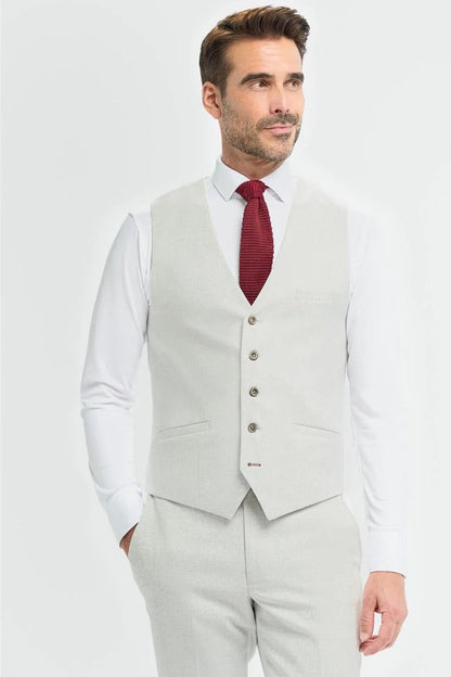 Cavani – Tropez Grey Tailored Waistcoat