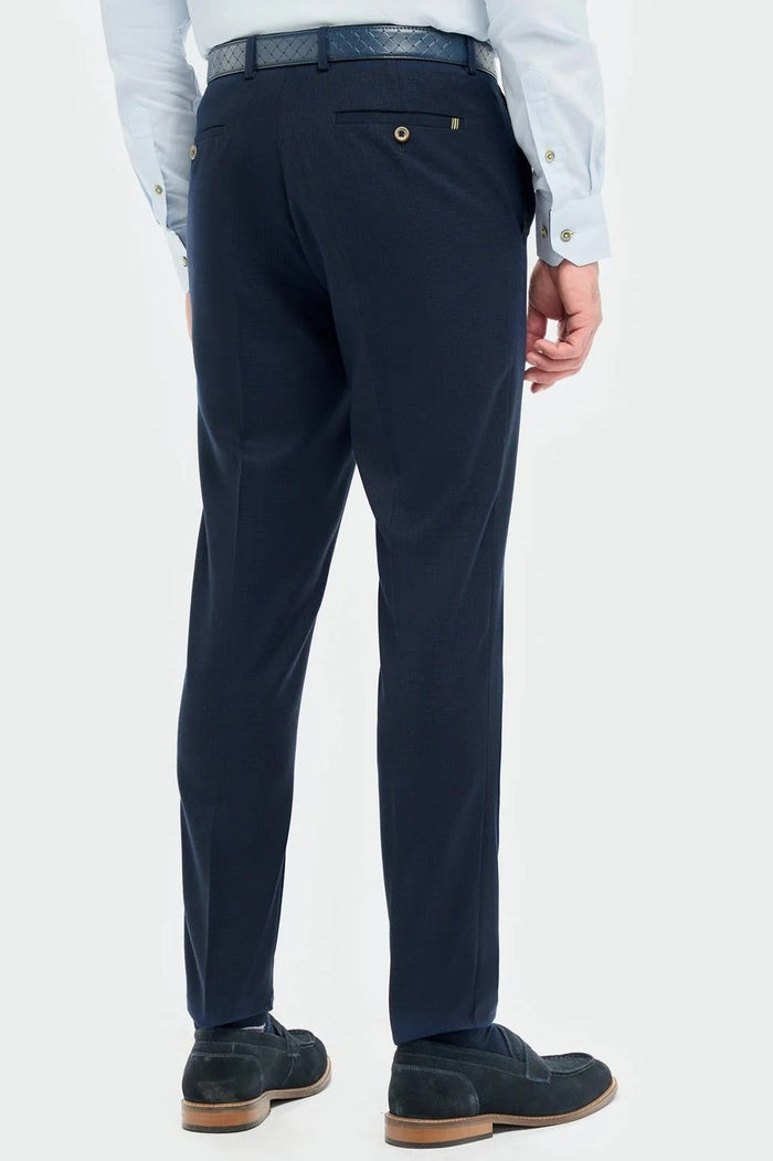 Cavani – Tropez Navy Blue 3 Piece Suit Tailored Fit