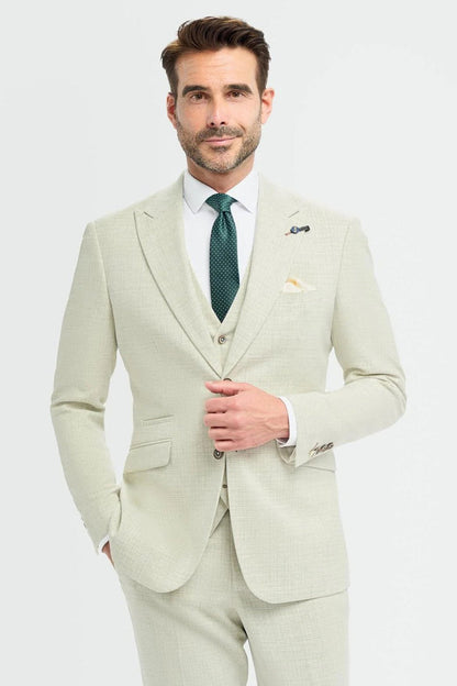 Cavani – Tropez Tailored Suit Blazer in Green