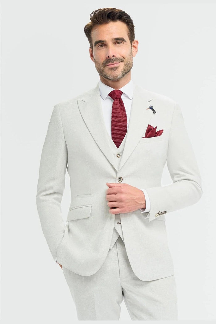 Cavani – Tropez Tailored Suit Blazer in Grey