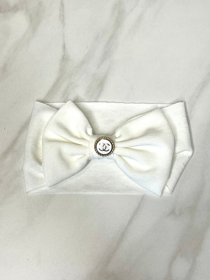 CC Baby Bow- WHITE