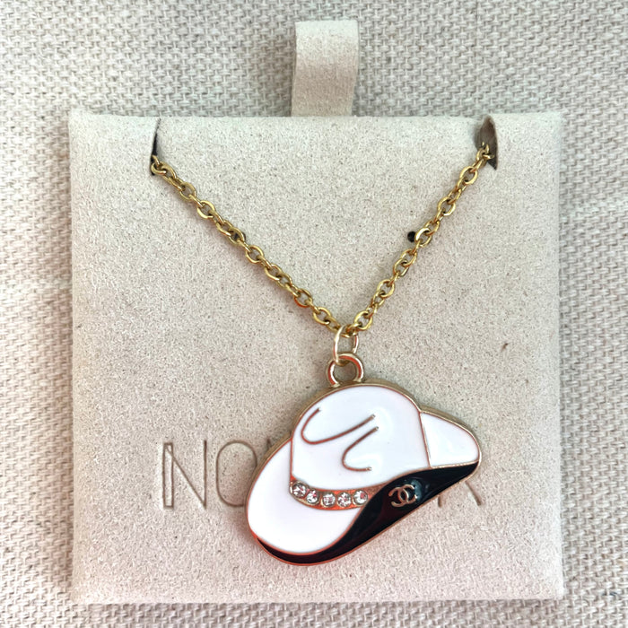 CC Cowboy Hat Necklace