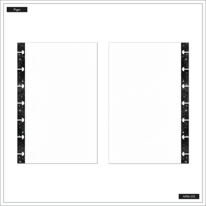 Celestial Elegance - Dot Grid Mini Notebook - 60 Sheets