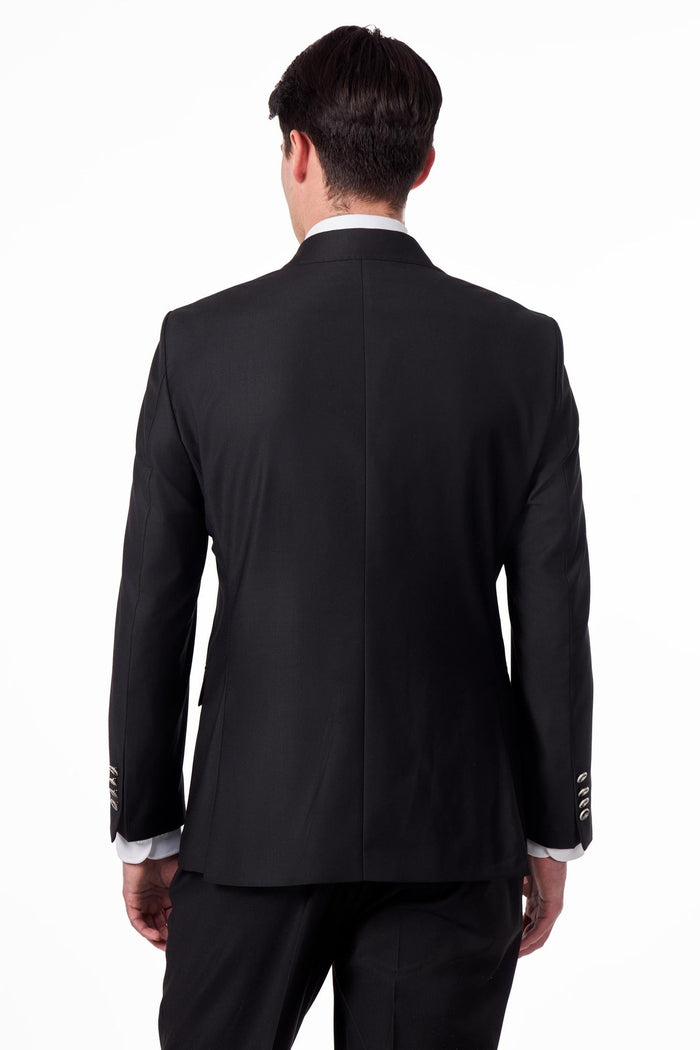 Classic Plain Black 3 Piece Suit Slim Fit