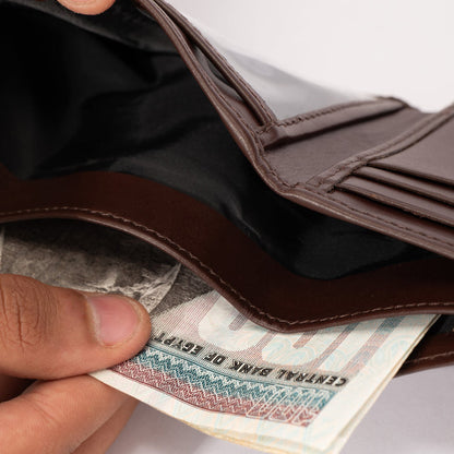 Classic Trifold wallet | Full Black Brown