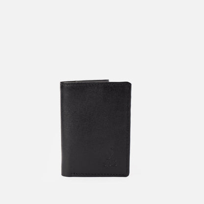 Classic Trifold wallet | Full Black Saffiano