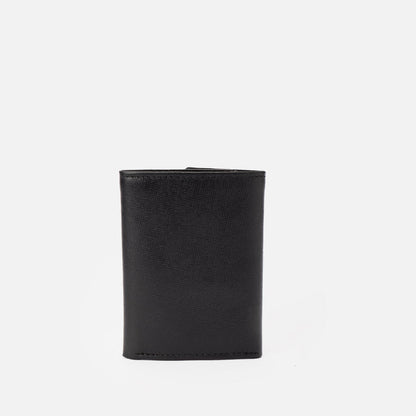 Classic Trifold wallet | Full Black Saffiano