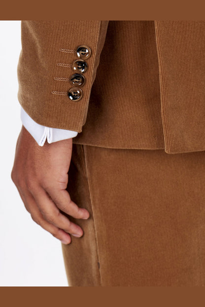 CORDUORY TAILORED FIT SUIT IN TAN