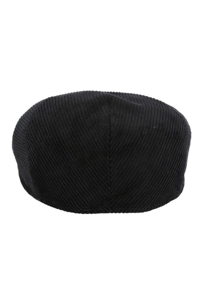 COTTON CORDUROY FLAT CAP