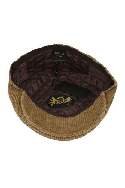COTTON CORDUROY FLAT CAP