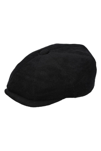 COTTON CORDUROY NEWSBOY FLAT CAP