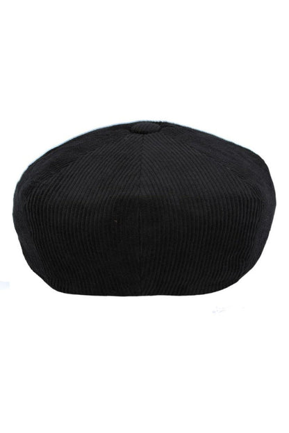 COTTON CORDUROY NEWSBOY FLAT CAP