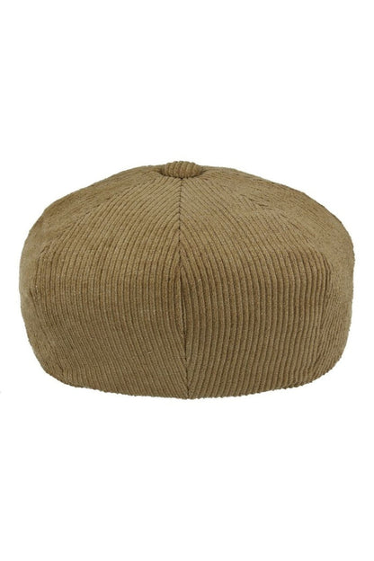 COTTON CORDUROY NEWSBOY FLAT CAP