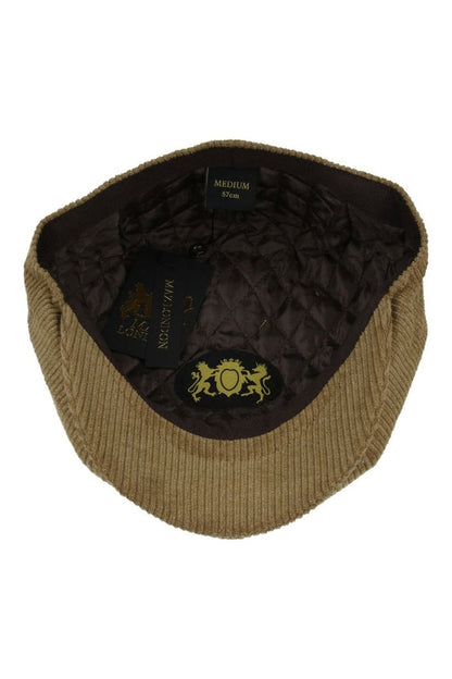 COTTON CORDUROY NEWSBOY FLAT CAP