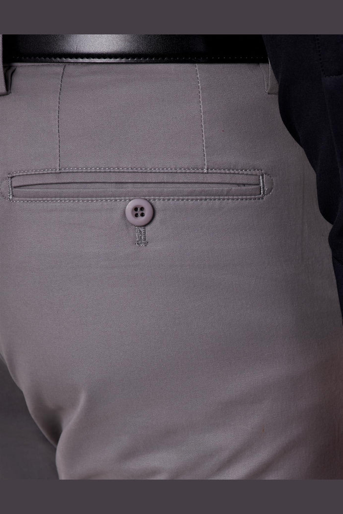 COTTON STRETCH CHINO GREY
