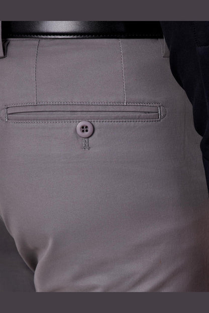 COTTON STRETCH CHINO GREY