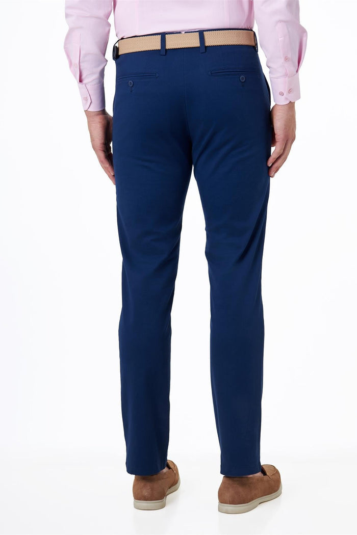COTTON STRETCH CHINO NAVY BLUE