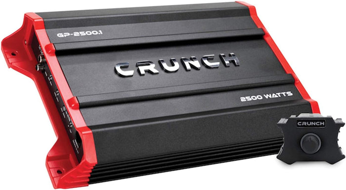 Crunch Ground Pounder GP - 2500.1 2500 Watt Monoblock Amplifier - electronicsexpo.com - Amplifiers