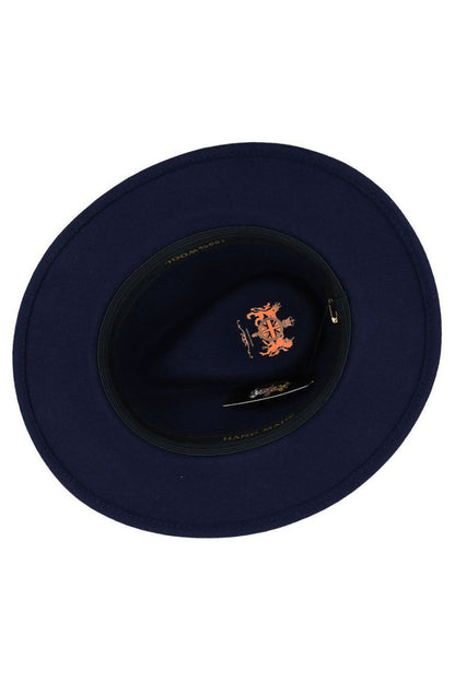 Crushable Fedora 100% Wool Wide Brim Hat