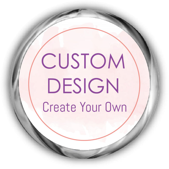 Custom Christmas Kisses Stickers