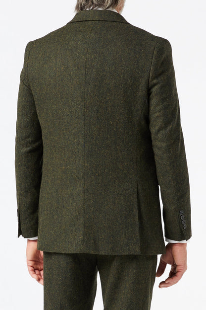 DANE - Green Tweed Suit for Men