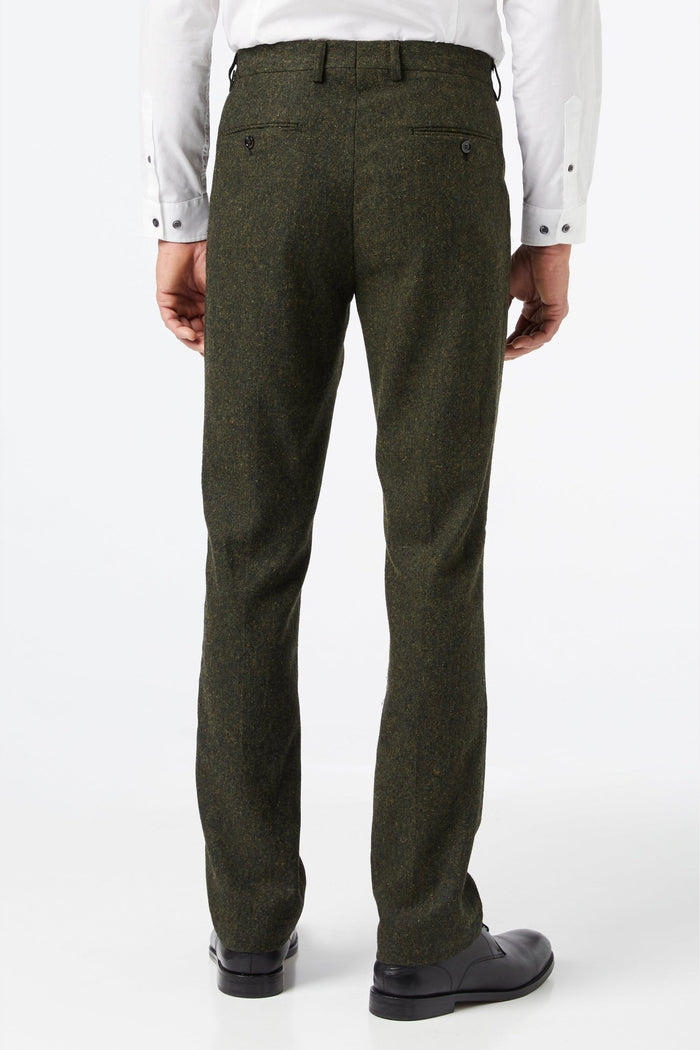 DANE - Green Tweed Suit for Men