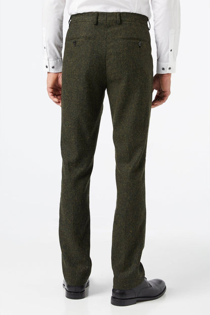 DANE - Green Tweed Suit for Men