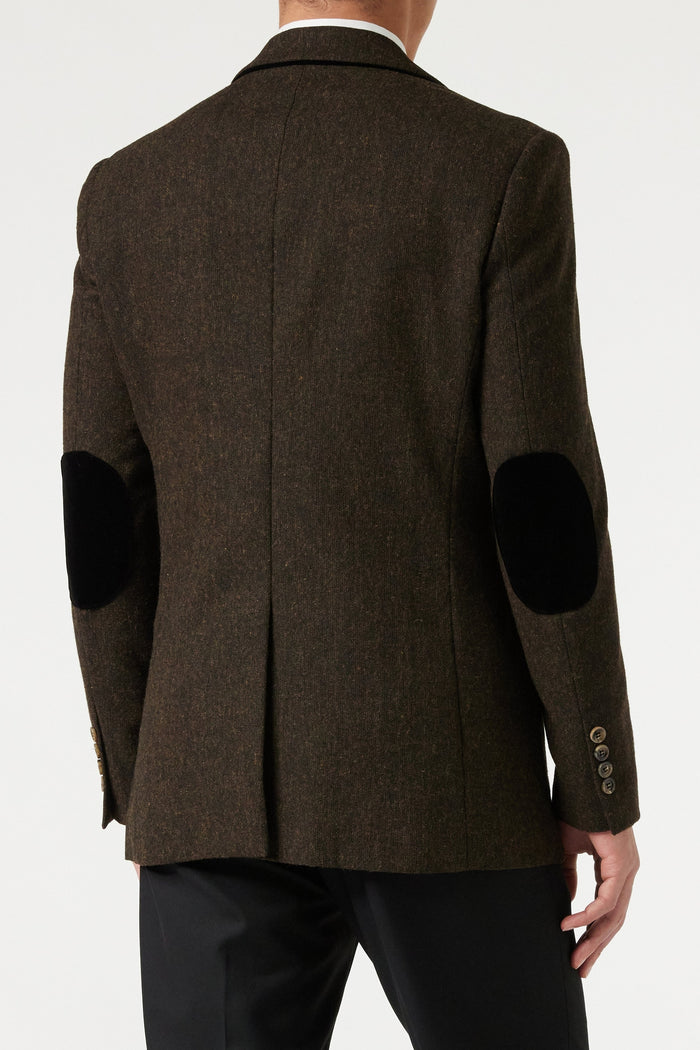 DANE - TWEED DARK BROWN BLAZER