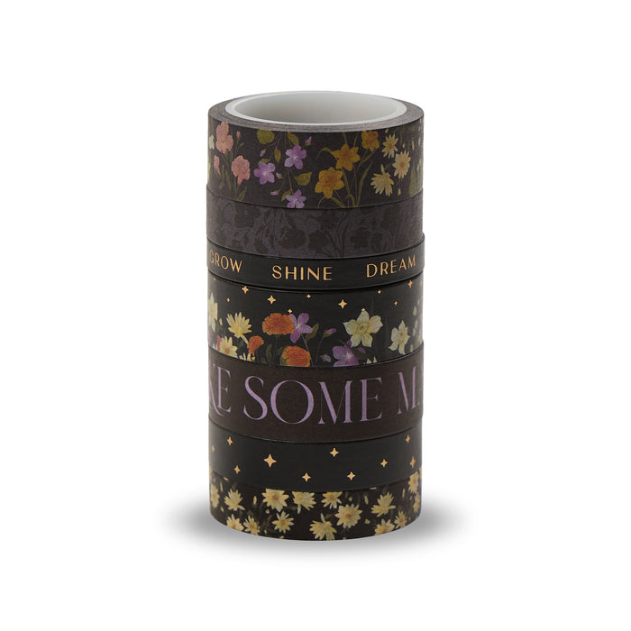 Dark Garden - Washi Tape - 7 Pack