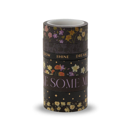 Dark Garden - Washi Tape - 7 Pack