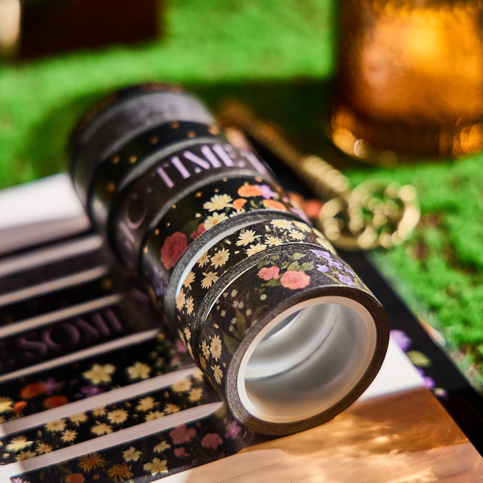Dark Garden - Washi Tape - 7 Pack