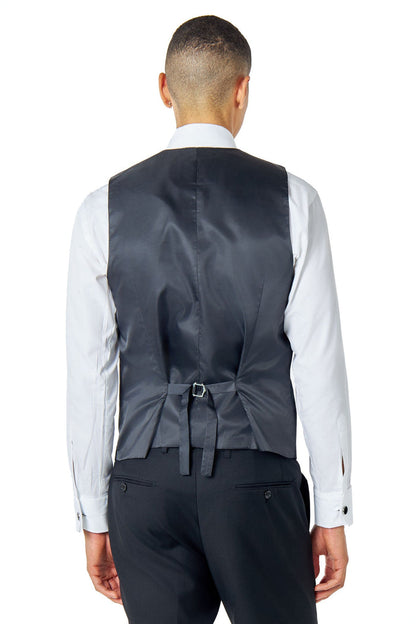 DARK GREEN GEO PATTERN DETAILED 3 PIECE SUIT