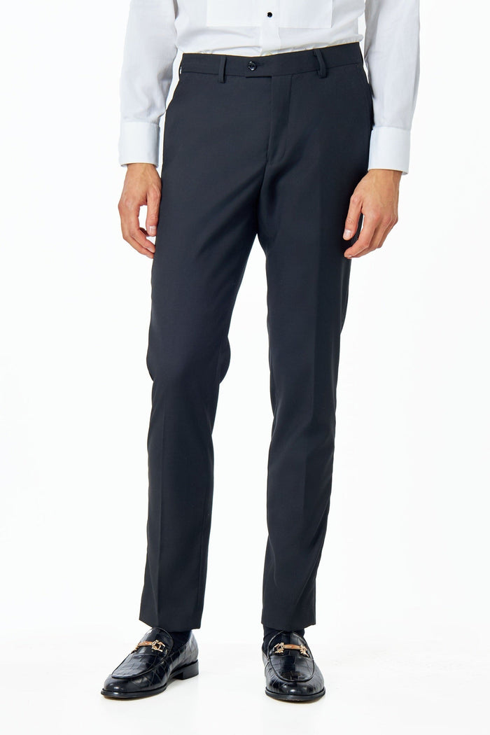 DARK GREEN GEO PATTERN DETAILED 3 PIECE SUIT