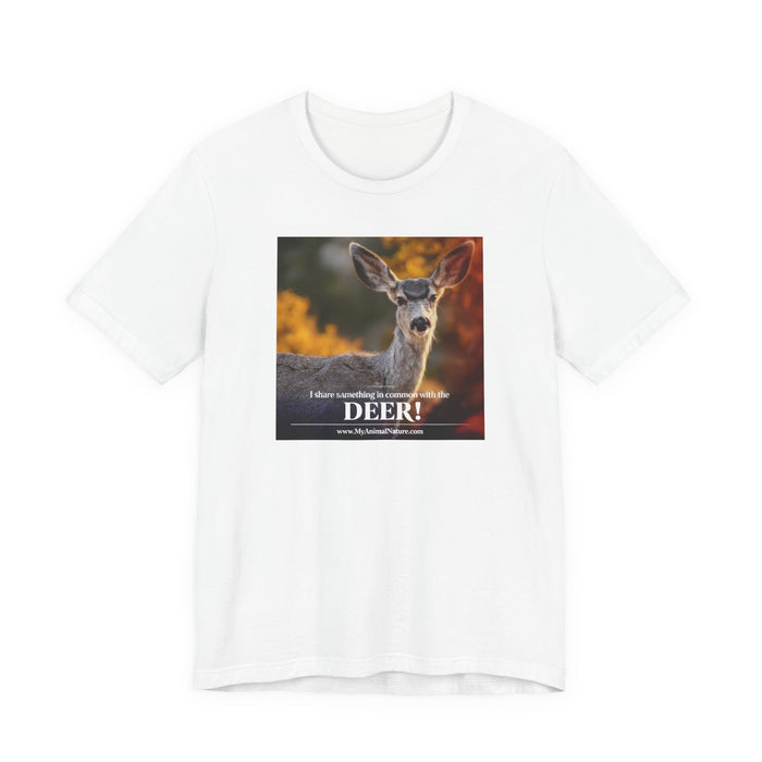 Deer! Photo Tee – Rustic Wildlife Graphic T-Shirt