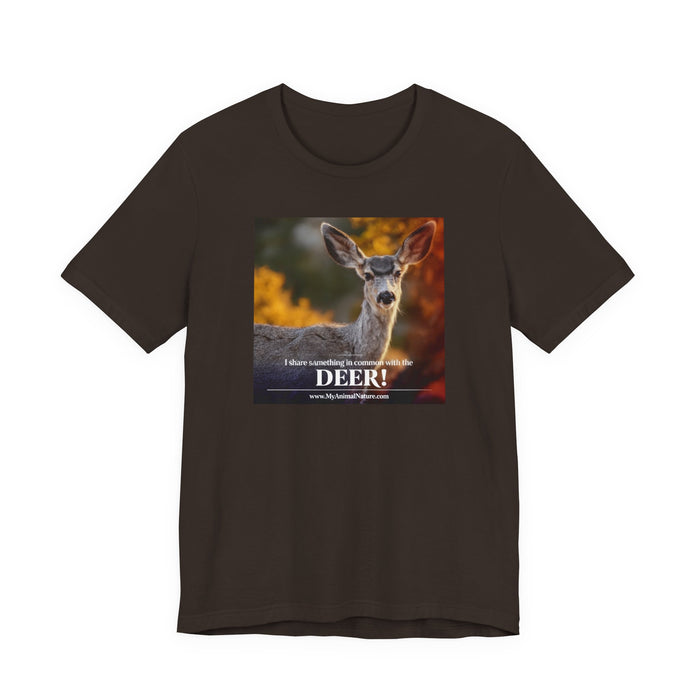 Deer! Photo Tee – Rustic Wildlife Graphic T-Shirt