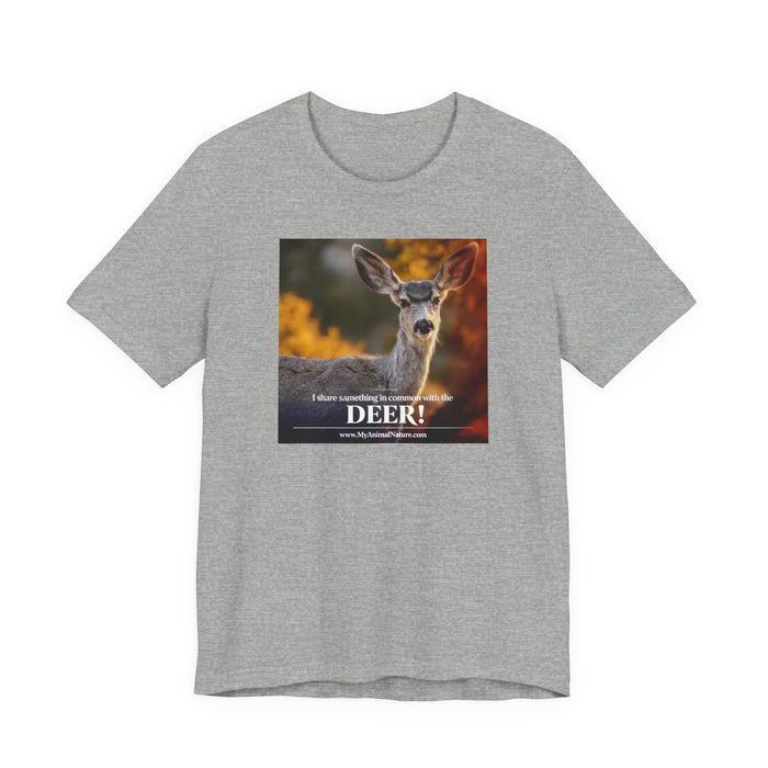 Deer! Photo Tee – Rustic Wildlife Graphic T-Shirt