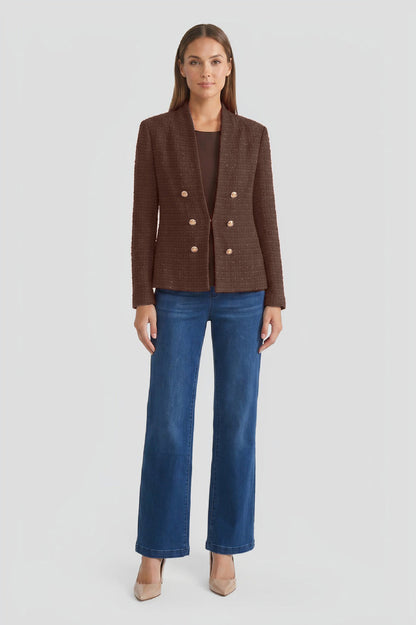Denim Pull-On Flare Bootcut Jeans, Denim | Ming Wang