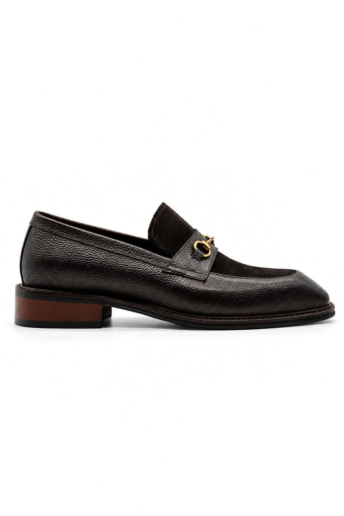 DEXTER Men’s Brown Leather & Suede t Loafers