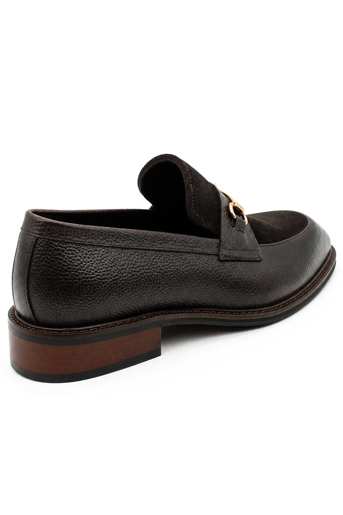 DEXTER Men’s Brown Leather & Suede Loafers