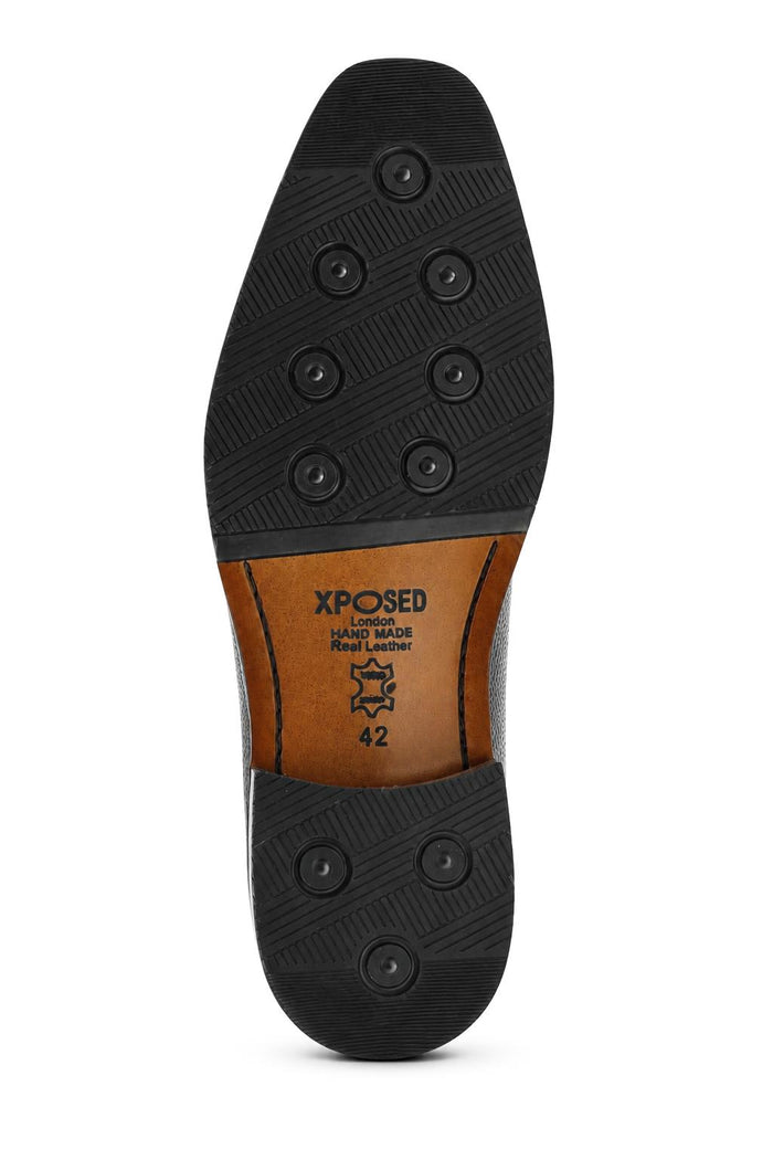 DEXTER Men’s Brown Leather & Suede Loafers